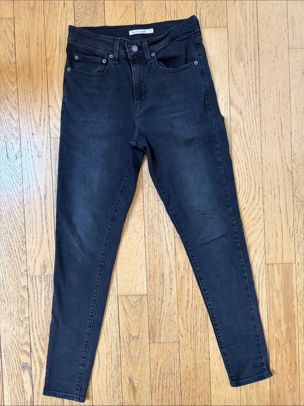 Levi's Women's Black High-Rise Skinny Jeggings